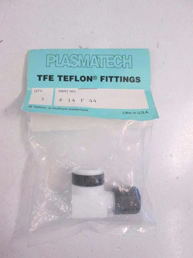 PLASMATECH TFE Teflon Fittings, 14-F-44, NIP