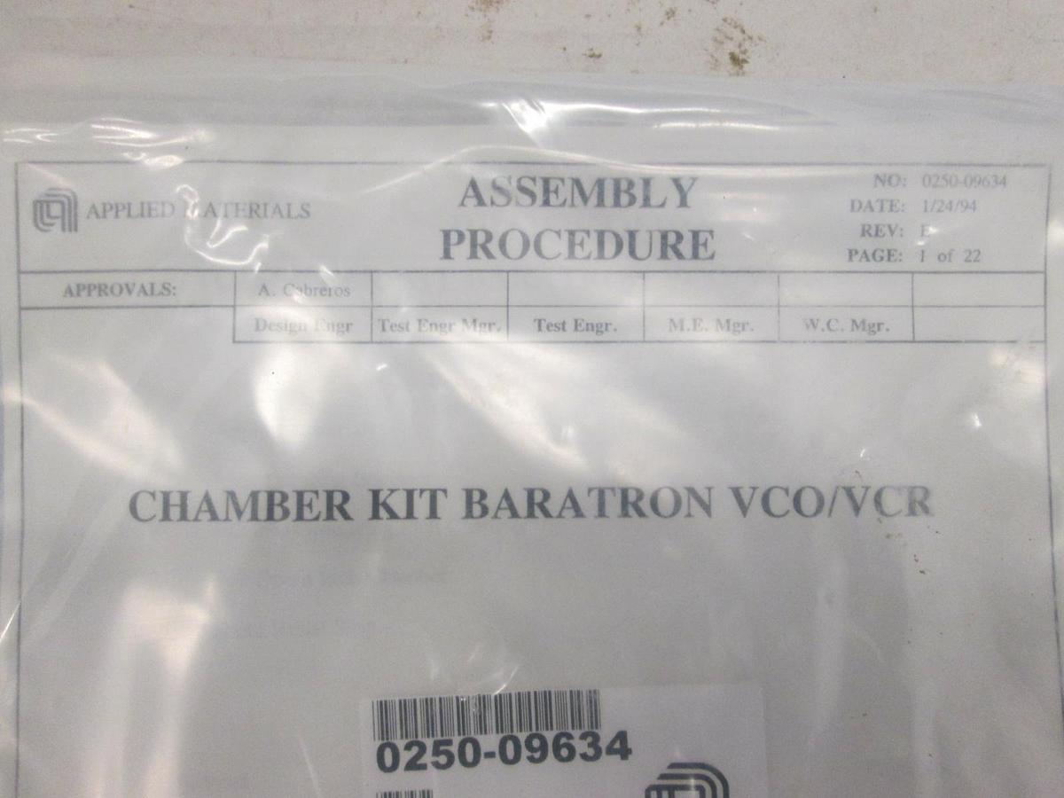 Used AMAT, Procedure, Chamber Kit, Baratron, 0250-09634, New