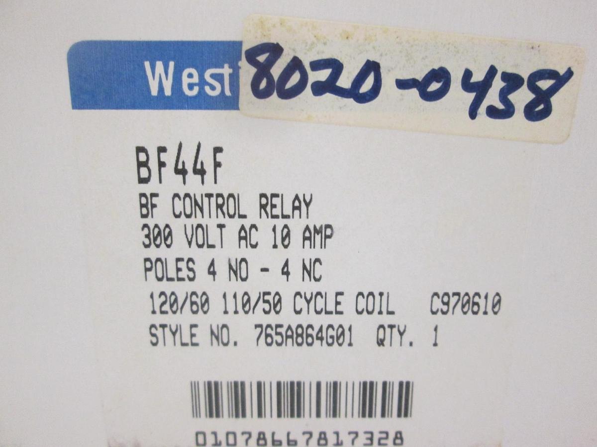 Used Cutler-Hammer, BF44F, Contactor, 4 Pole, 300 V, 10A, New