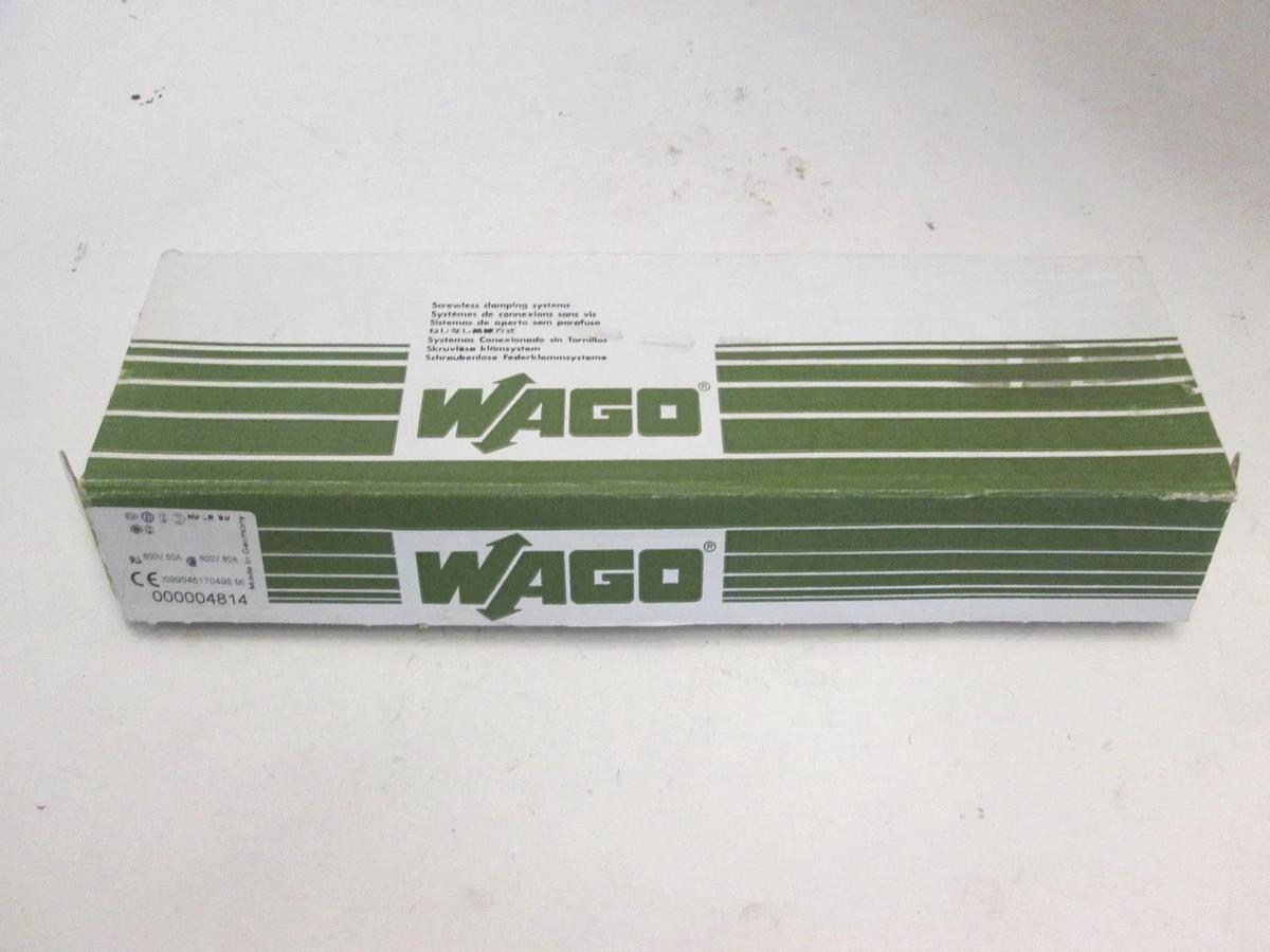 Wago, 283-604, Screwless Damping System, New, PKG is Lot of 25