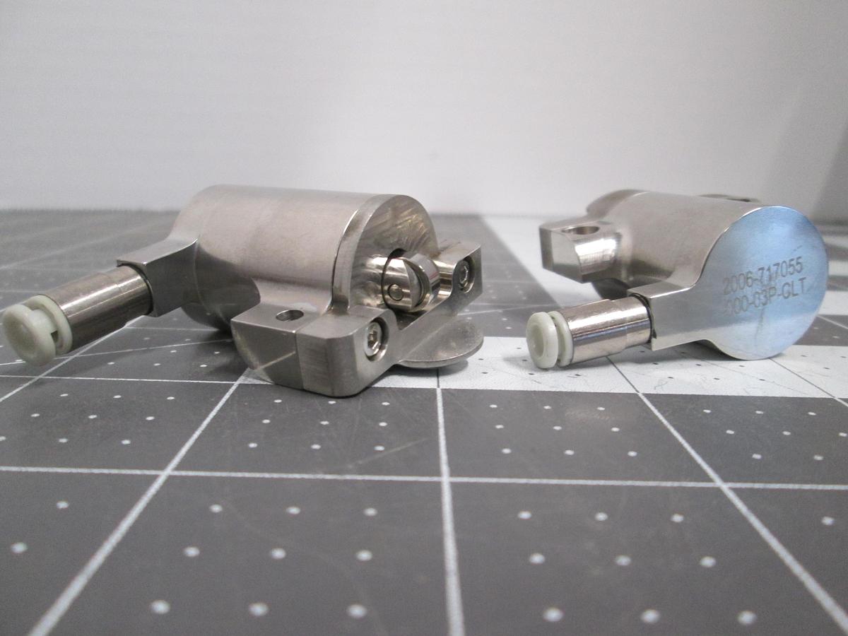 Used Lot of 2 OEM Semiconductor Gas Valve Actuator Stainless 2006-717055-000-03P