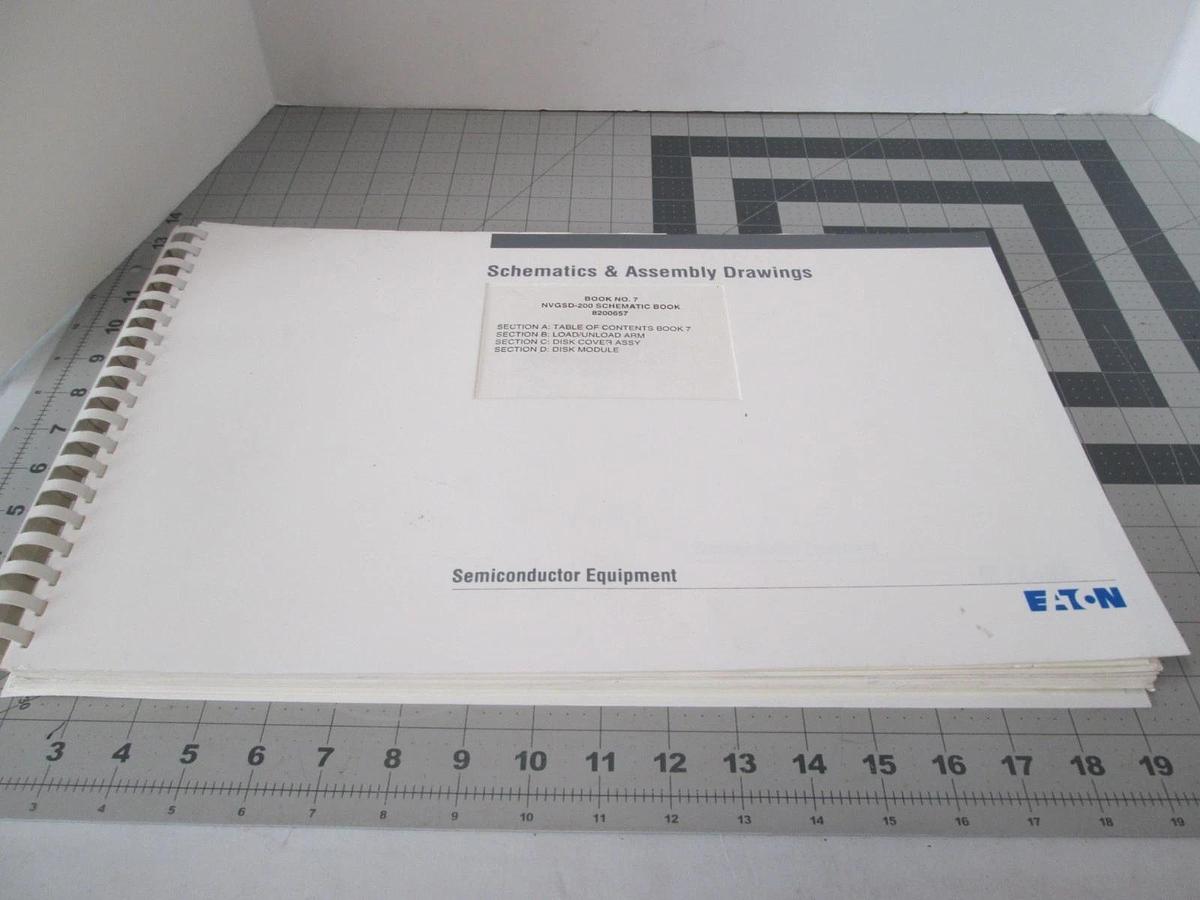 Used Eaton, NVGSD-200, Book 7, Schematics and Assembly Drawings, Used