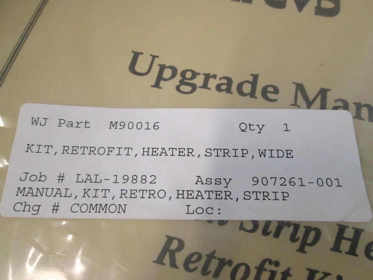 Used Watkins Johnson, 907261-001, APCVD, Upgrade Manual, Strip Heater Retrofit, Used