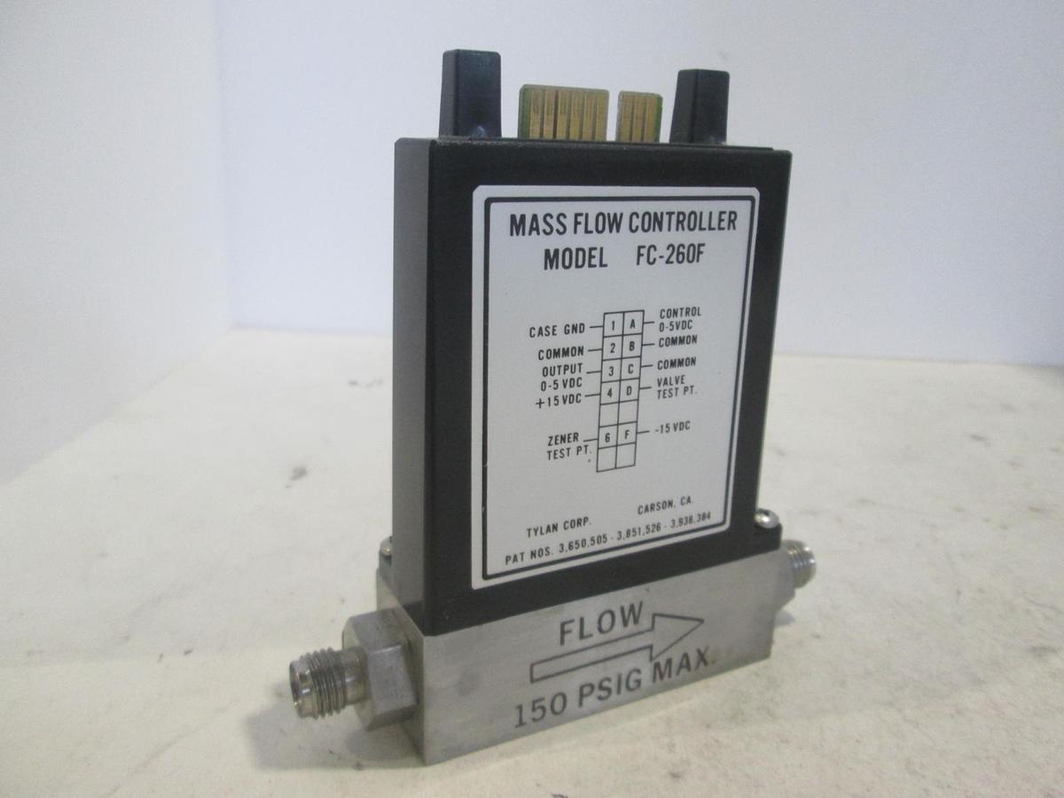 Used Tylan, FC-260F, Mass Flow Controller, 2 SLPM, O2, Used
