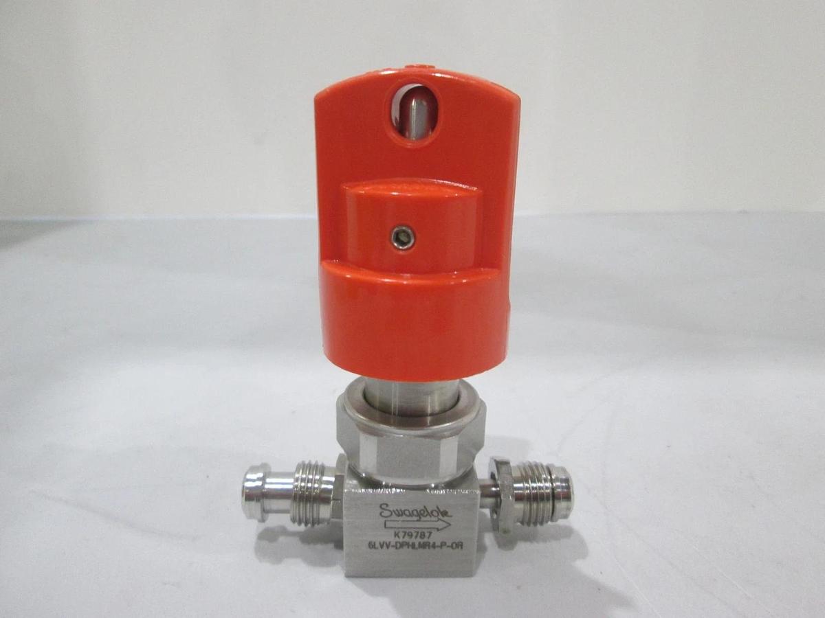 Used Swagelok, 6LVV-DPHLMR4-P-0R, Manual Valve w/ Lock Out, New