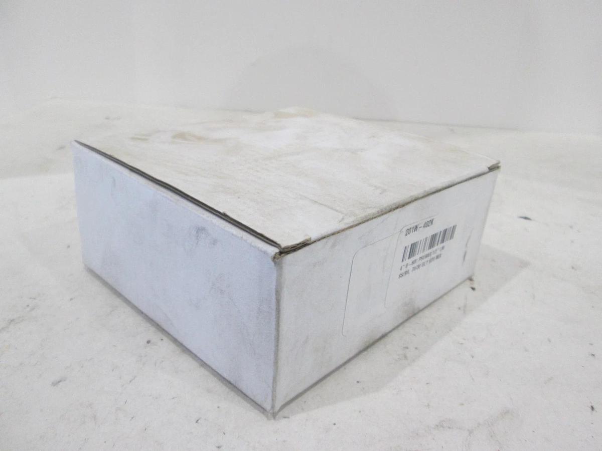 PIC Gauge, 201W-402K, 4", 0-600 PSI/Bar 1/2" LM SS/BR, 70/30 GLY H20 Mix, New