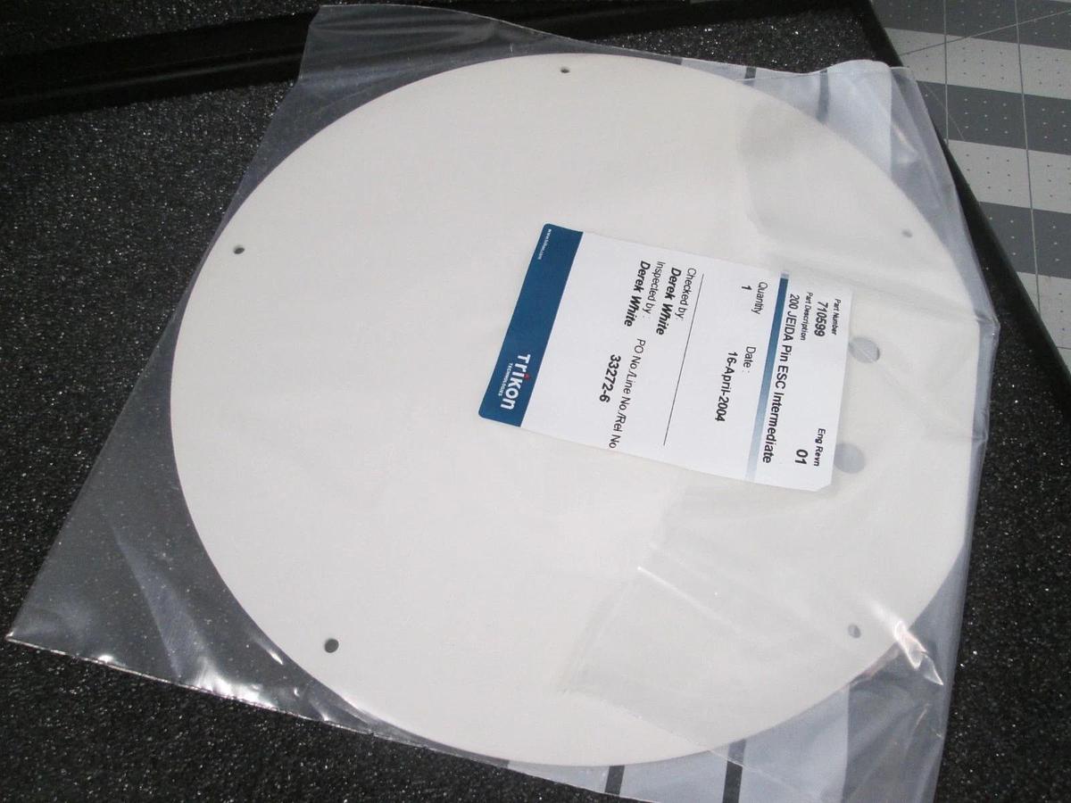 Used Trikon, Electrostatic Chuck Platen Shield, 200 JEIDA, 710599, New