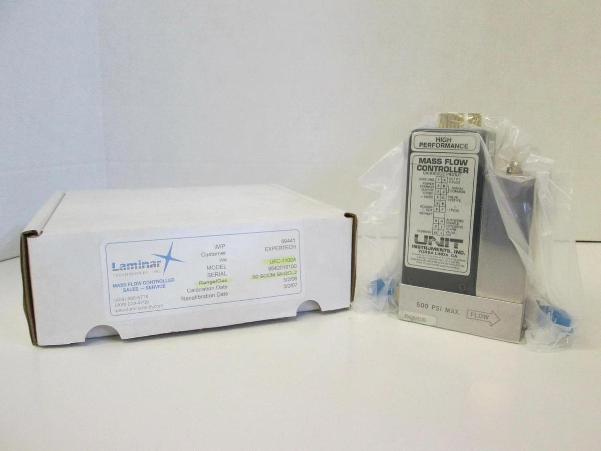 Refurbished Unit UFC-1100A Mass Flow Controller SIH2CL2, 50 SCCM, Refurbished