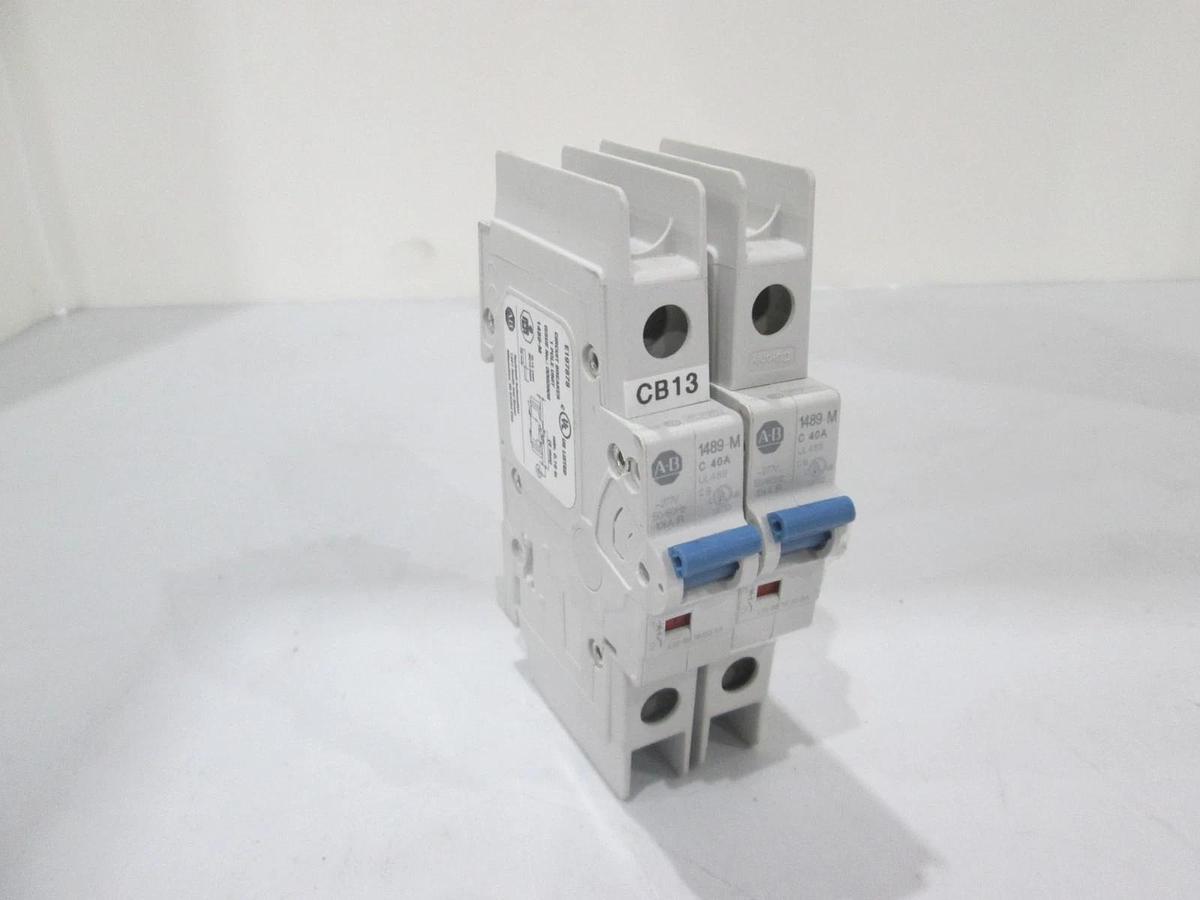 Allen Bradley, 1489-M1C400, Circuit Breaker, Single Pole, 40A, NWOB, Lot of 2