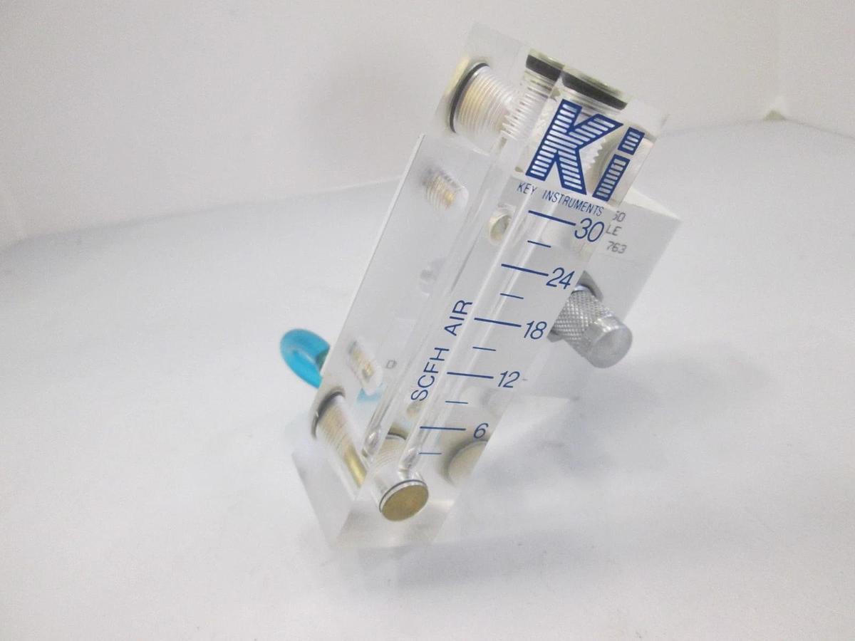 Used King Instruments, 0-30 SCFH Air, Flowmeter Assy, Used