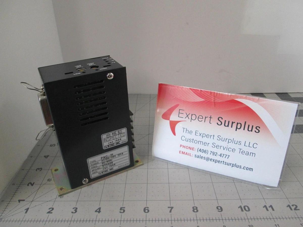 STEC Inc, PAC-1H, Floline Mass Flow Meter, Power Supply, AC100/115V, 10VA, New