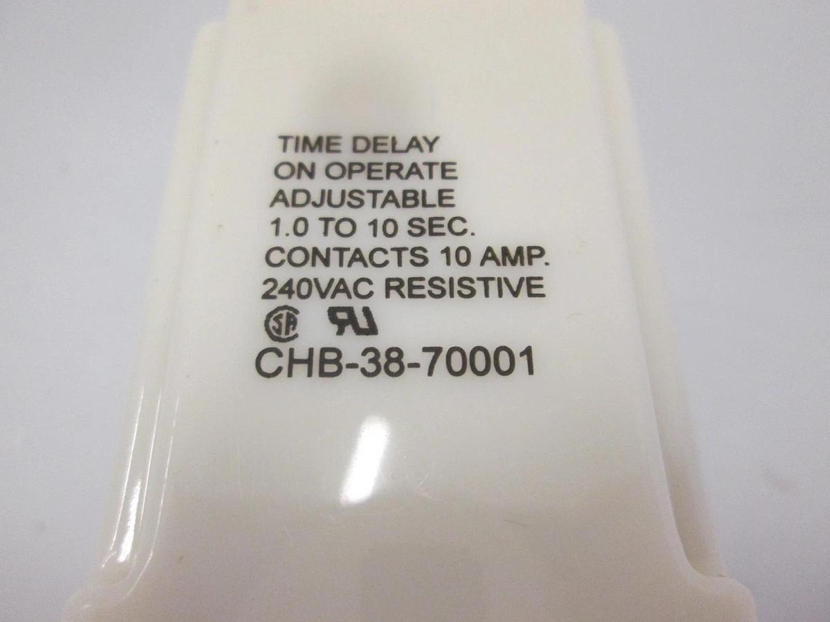 Used Potter & Brumfield, CHB-38-70001, Time Delay 1-10 Sec, Used