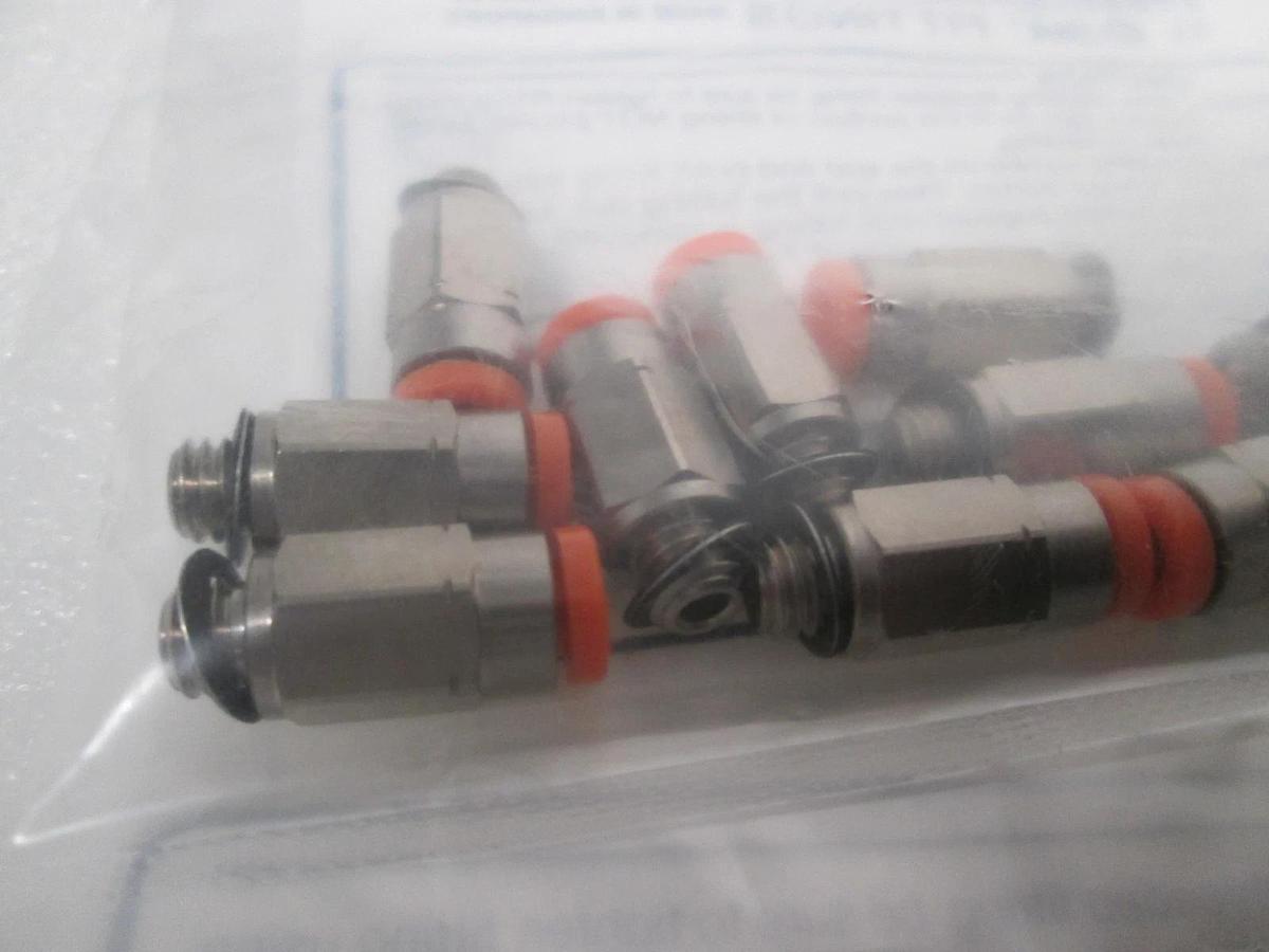 SMC, KQ2H01-32N, 1/8" Tube- 10/32, One Touch Union, New, Lot of 20