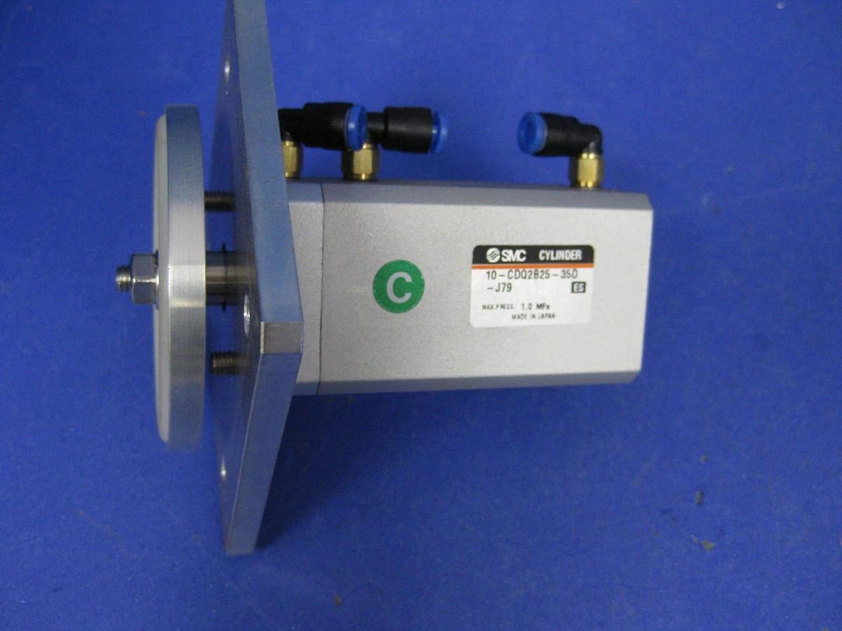 Used SMC 10-CDQ2B25-35D-J79 Compact Cylinder Assembly, Used