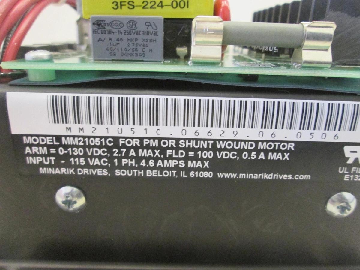 Used Minarik, MM21051C, Speed Controller, 115VAC, 1PH, 4.6A, Used