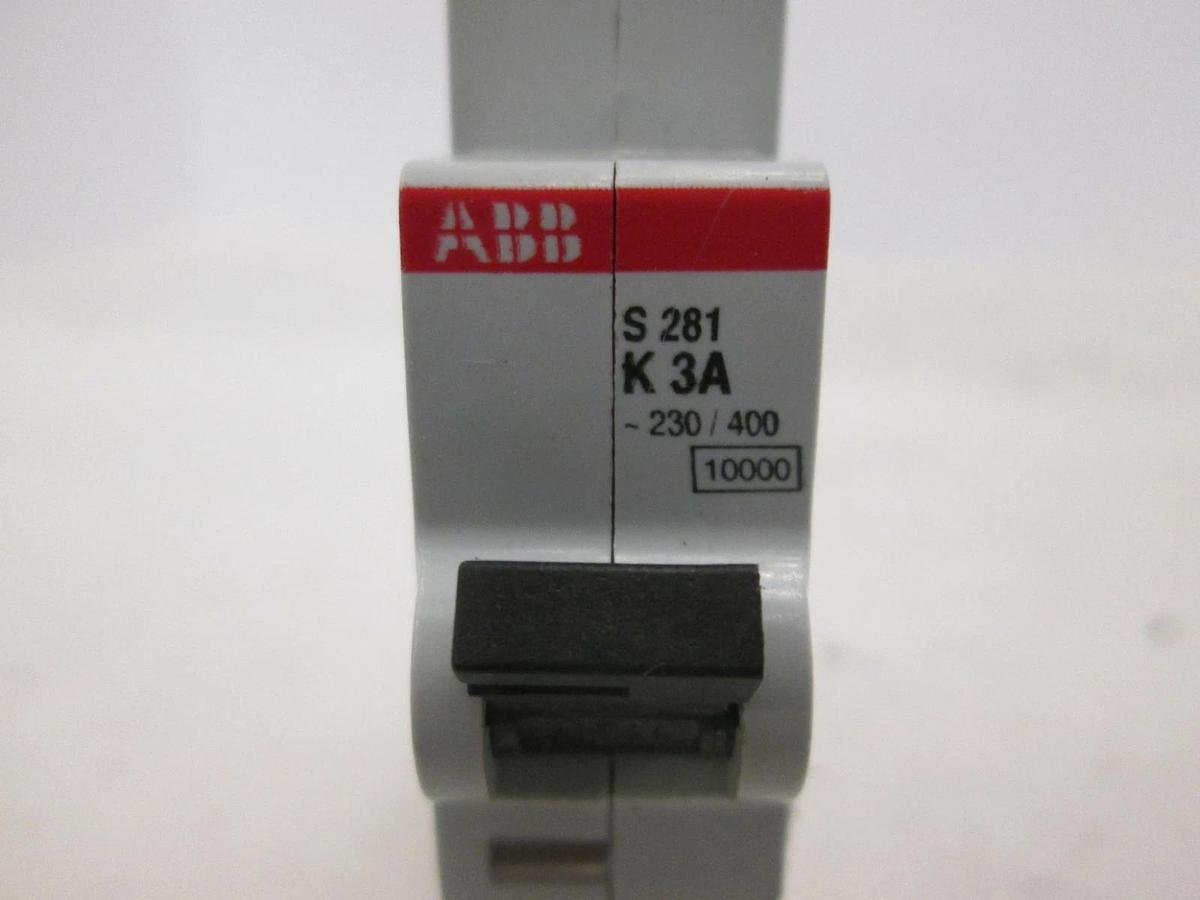 Used ABB, Single Pole Circuit Breaker, S 281, Used