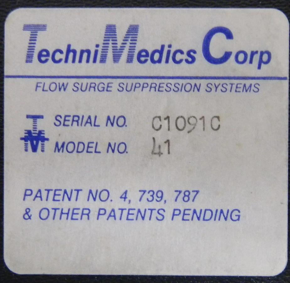 Used TechniMedics Corp FSS Valve Controller Model- 41, Used