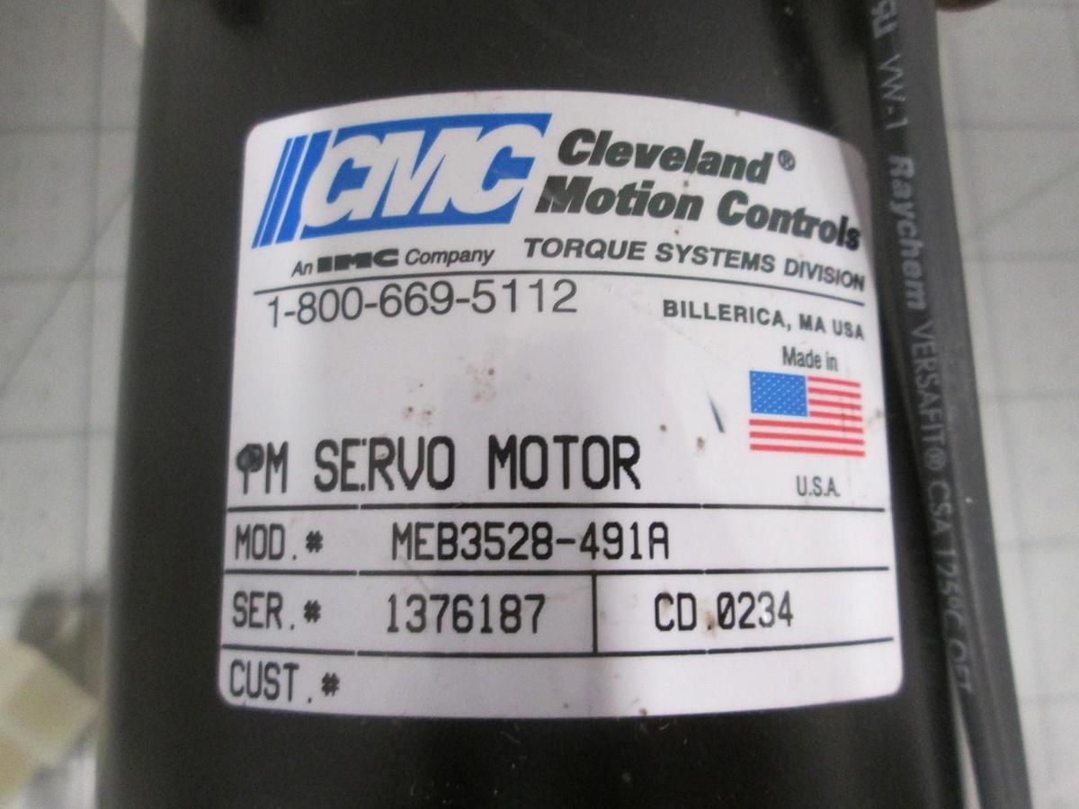 Used CMC, MEB3528-491A, Servo Motor, Used