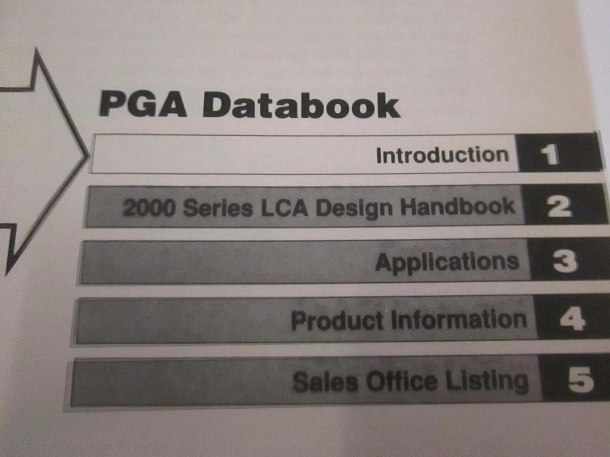 Used PGA Databook Advanced Micro Devices 2000 Series, Used