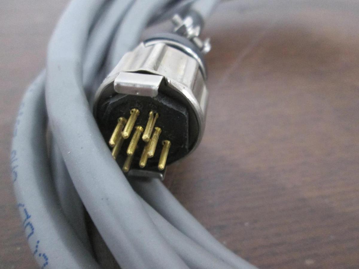 Used MKS, CB252-2, Valve Controller Cable, 15 Pin Female to 9 Pin Male, Used