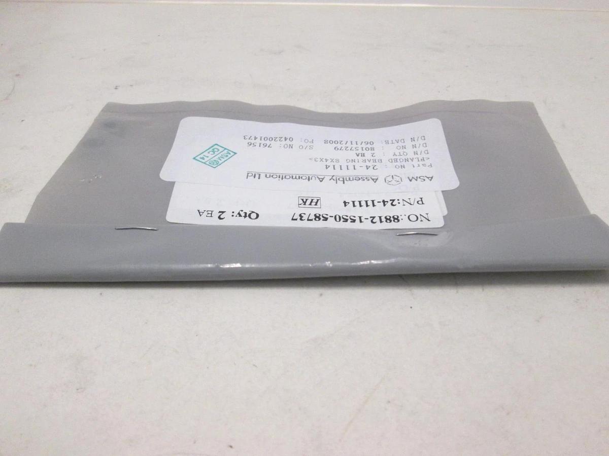 ASM, Flaned Bearing 8x4x3, 24-11114, New, Lot of 2
