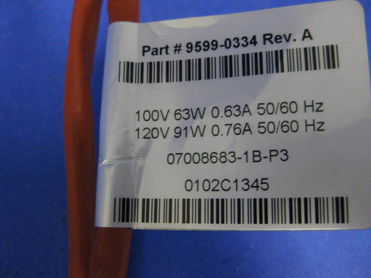MKS HPS 9599-0334 Straight 7" Heater Jacket for 3” Vacuum Pipe, No Connectors