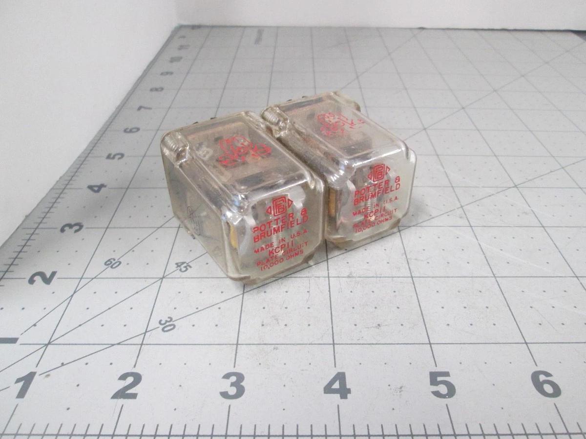 Used Potter & Brumfield, KCP11, Relay, Used, Lot of 2
