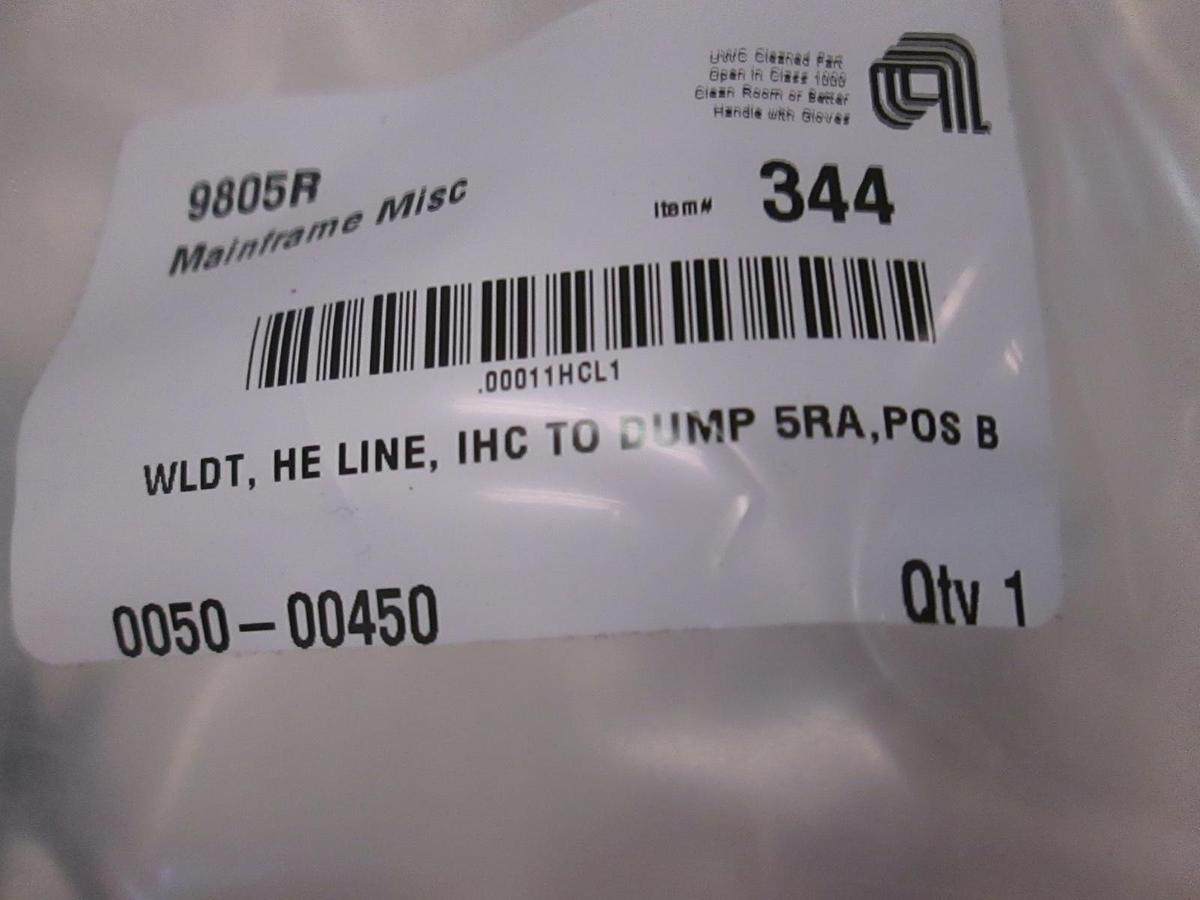 Used AMAT, Weldment, He Line, IHC To Dump 5RA, POS B, 0050-00450, Used