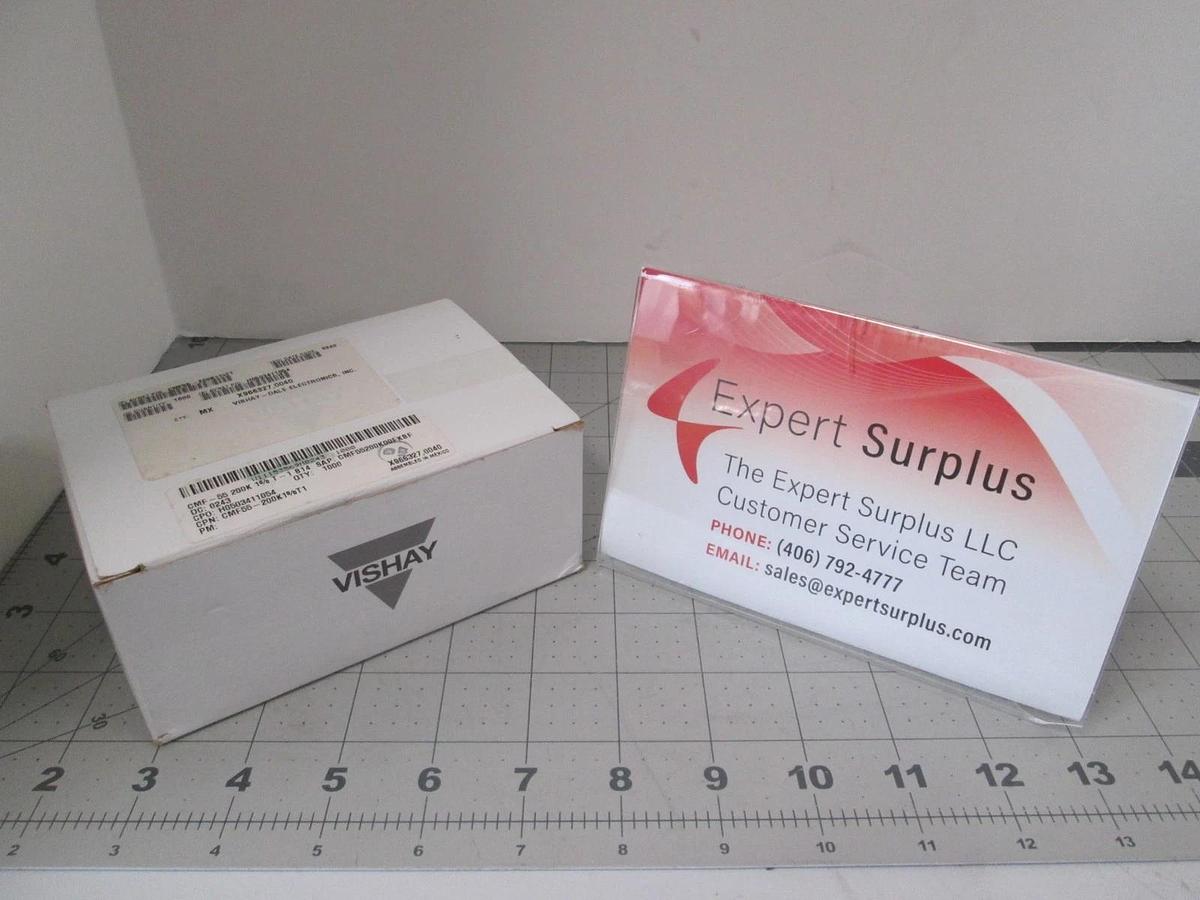 Vishay, CMF-55 200K 1% T-1, Metal Film Resistors, New, Lot of 1000