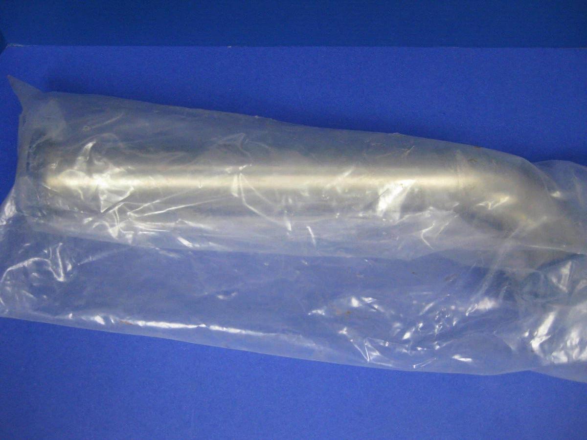 Stainless Steel 45° Elbow Vacuum Fitting 15" x 3", NW50 Flanges, NEW