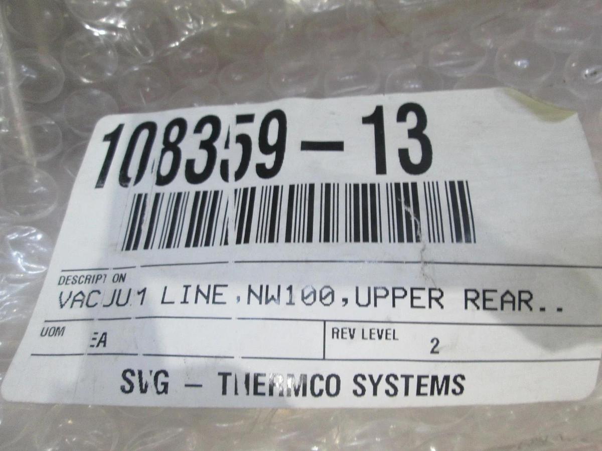 SPT Micro, 108359-13, Vacuum Line, NW100, Upper Rear, New