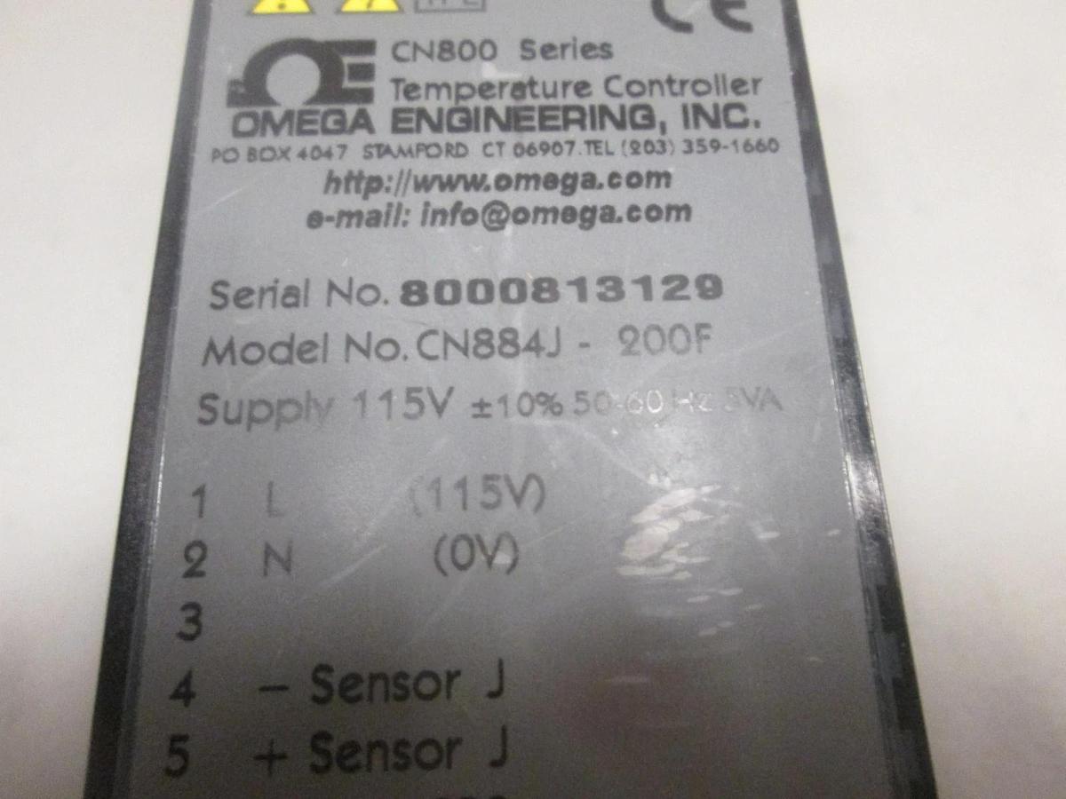 Used OMEGA CN800 Series, Model CN884J, Temperature Controller, Used