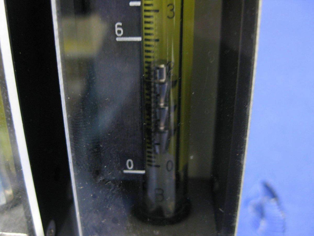 Used Tokyo Keiso Double Rotometer / Purge Meter, 0-60 Sl/Min N2, Used