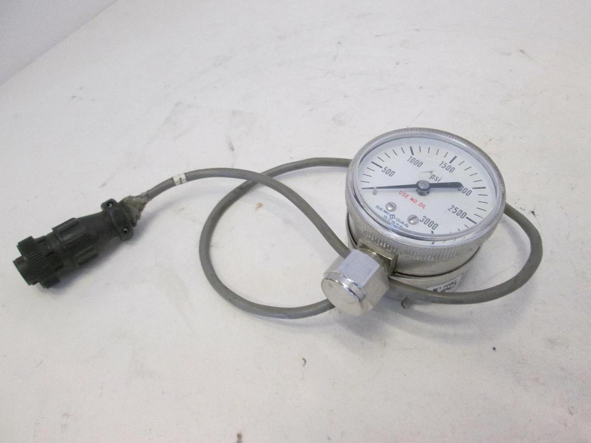 Used Span, Type 2, IPS 122, 21-0244-01, Pressure Gauge Transmitter, 0-3000 PSI, Used