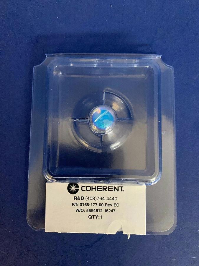 Used Coherent 0165-177-00 Laser Line Mirror, 1/2"OD x 3/8", New