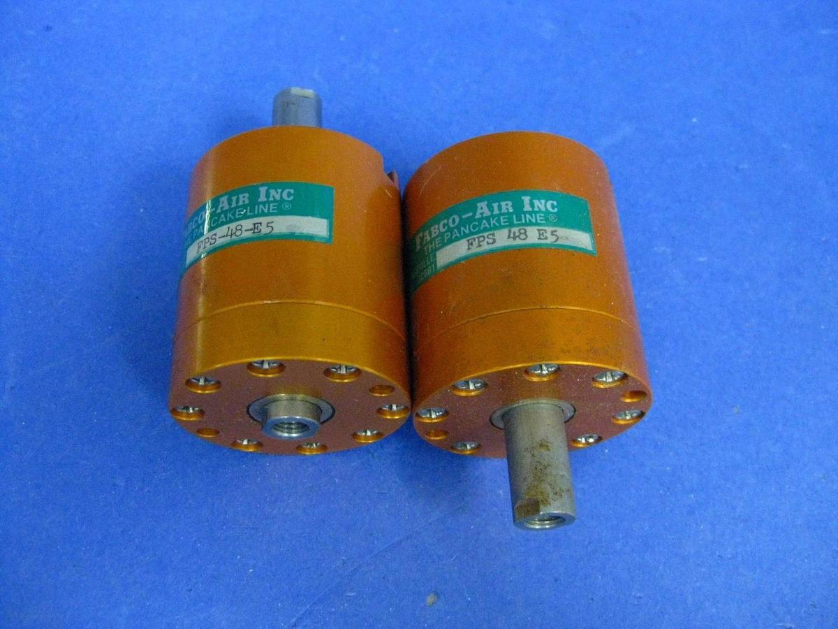 Used Fabco-Air FPS-48-E5 Cylinder Pancake - LOT of 2