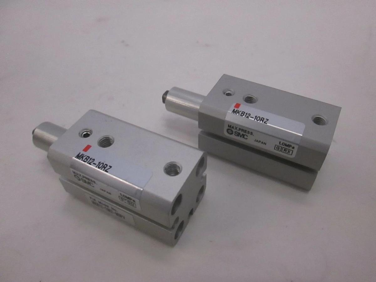 Used SMC, Rotary Clamp Cylinder, MKB12-10RZ, Used, Lot of 2