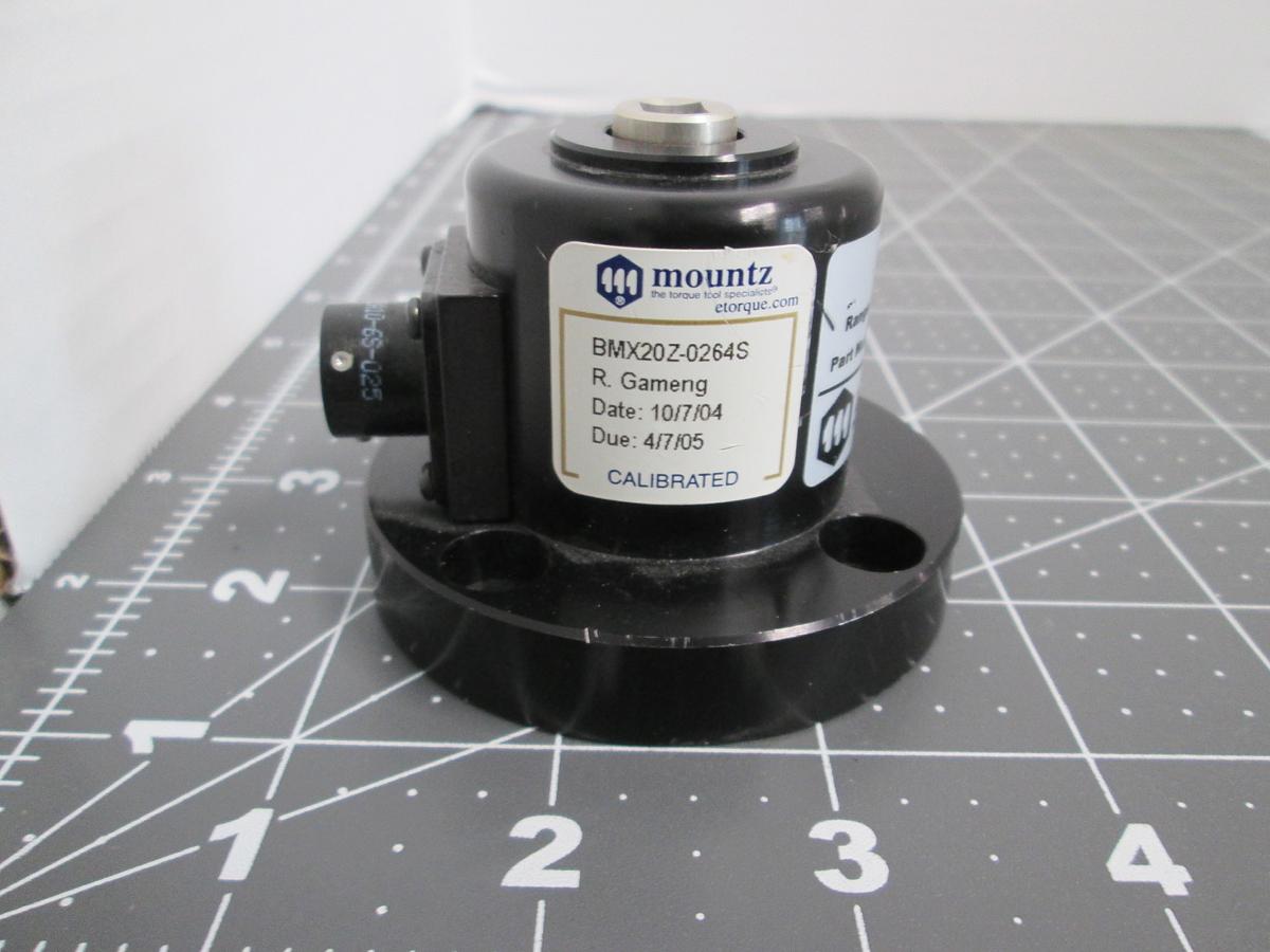 Used Mountz BMX20Z-0264S Bench Mounted Torque Sensor 