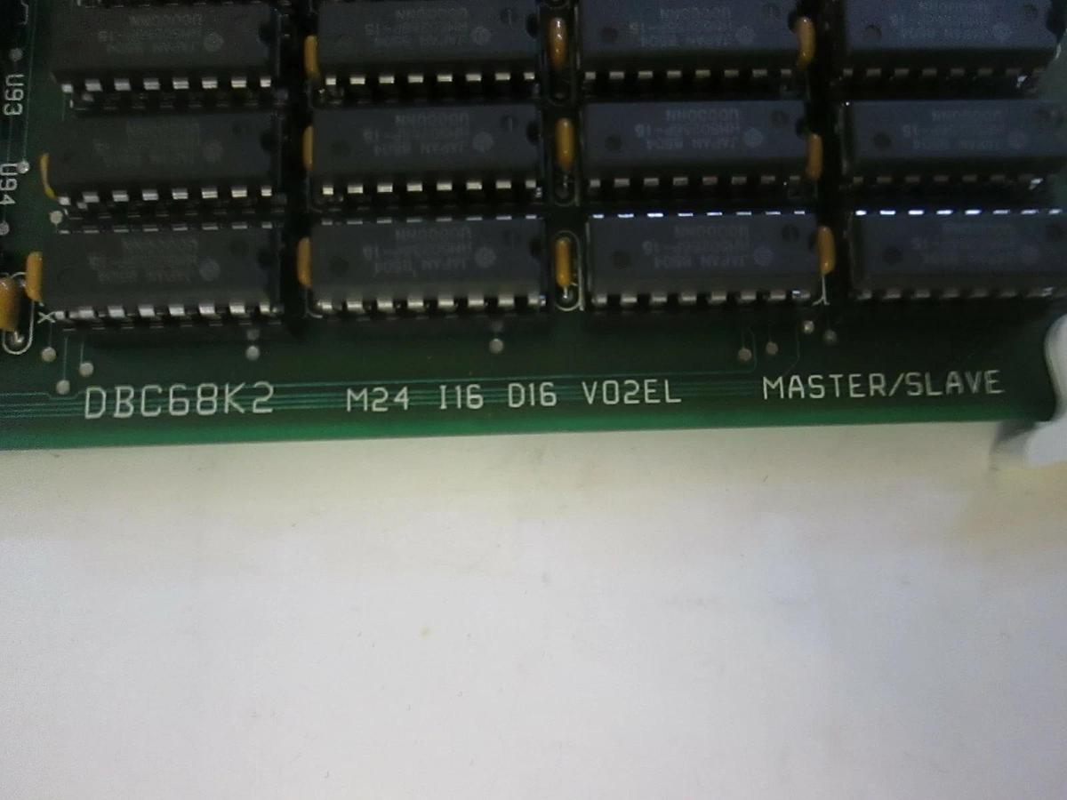 Used Microbar Systems, Master/Slave BD M24 116 D16 V02EL w/ Zendex ZBX-348 PCB, Used