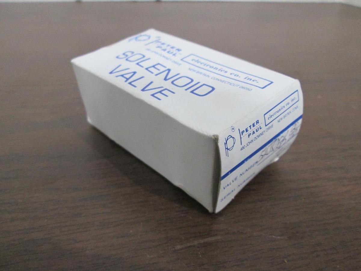 Peter Paul, 52J8DGB, 2-Way Solenoid Valve, 120V, 60Hz, 6W, New