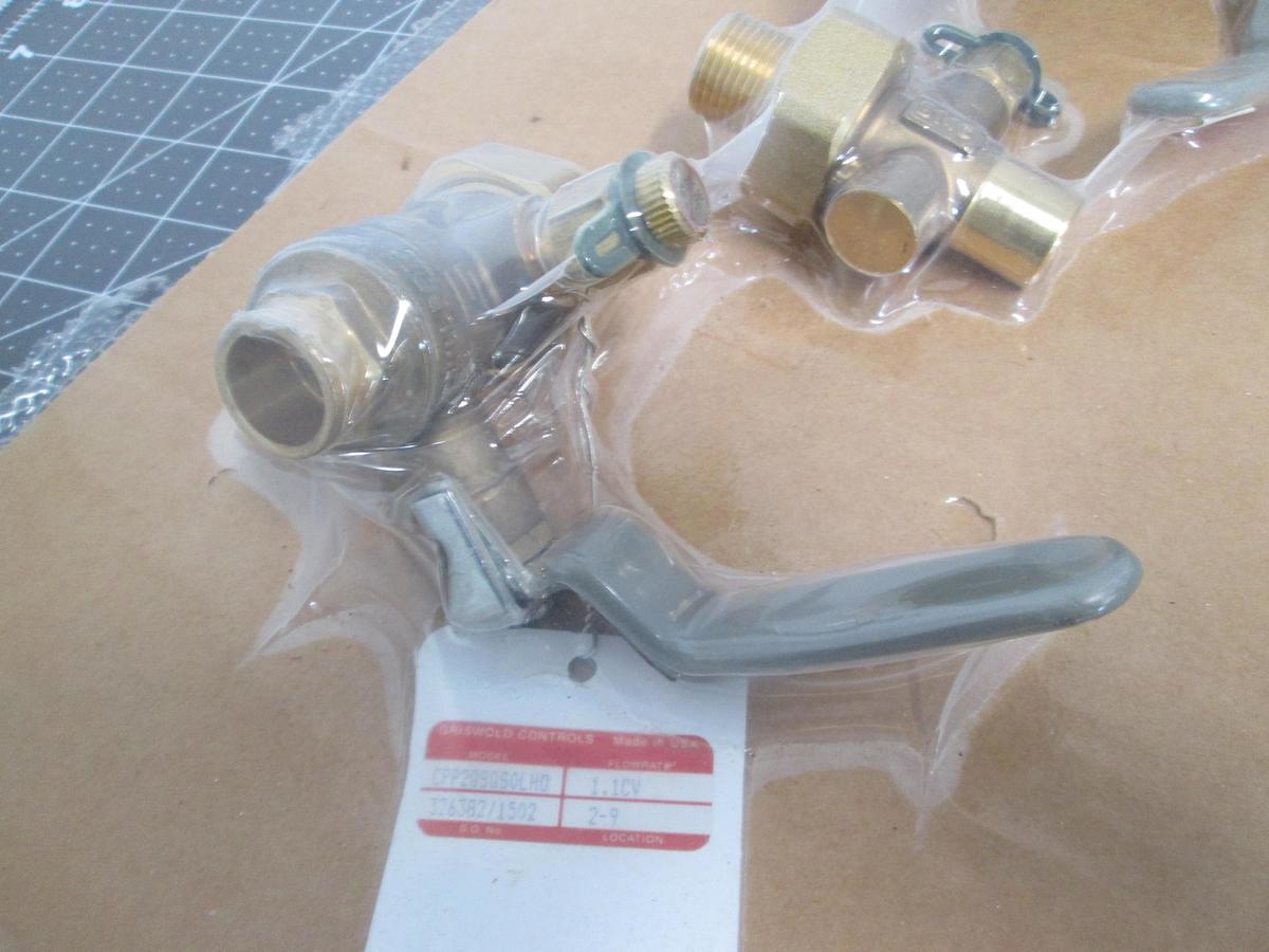 Griswold Controls CPP2QSQSOLHO HVAC Hydronic Coil Piping Valve Package 1.1 CV