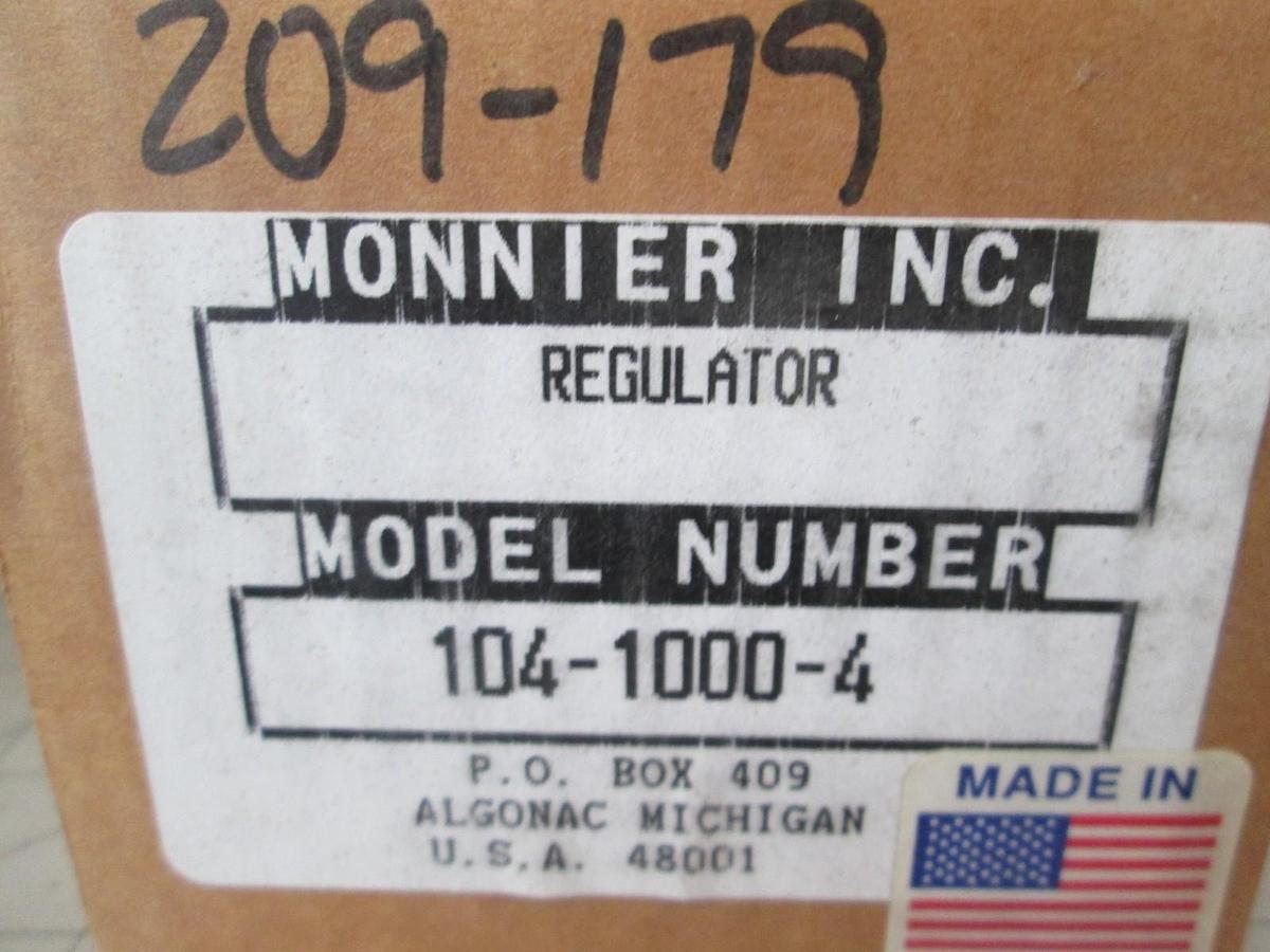 Used Monnier, Regulator, 104-1000-4, 209-179, New
