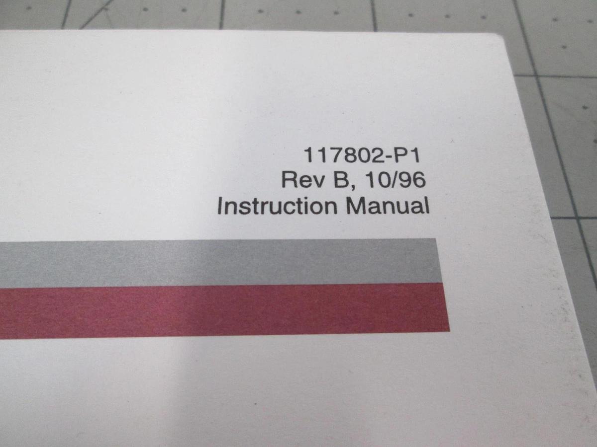 Used MKS, Type 740B/750B/742B/752B, Pressure Transducers and Relay System Instruction