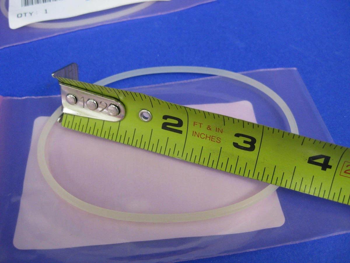 Ontrak, Lam Research, Clear O-Ring 202-021, 3.237" ID x .103" , Lot of 2 NEW