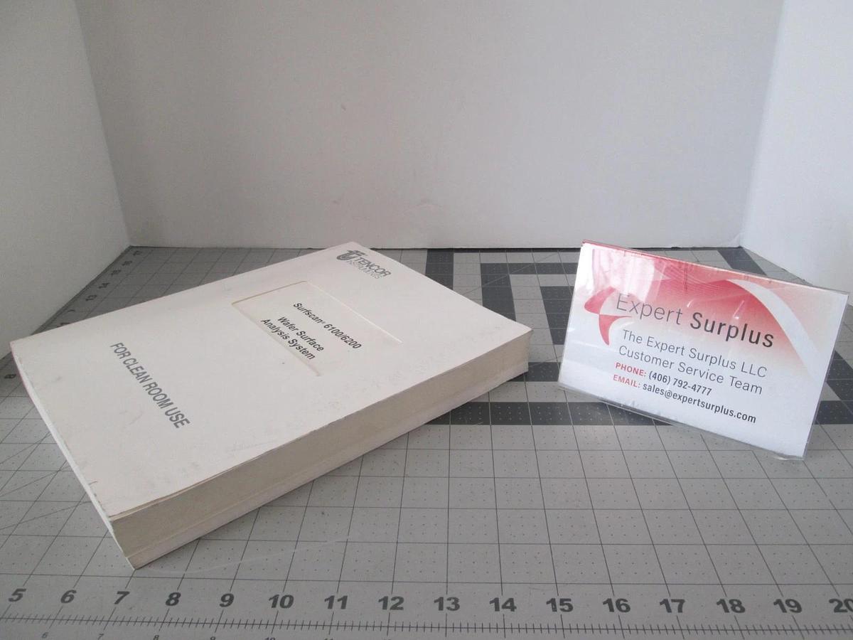Used Tencor, Surfscan 6100/6200, Wafer Surface Analysis System Manual, Version 3,Used