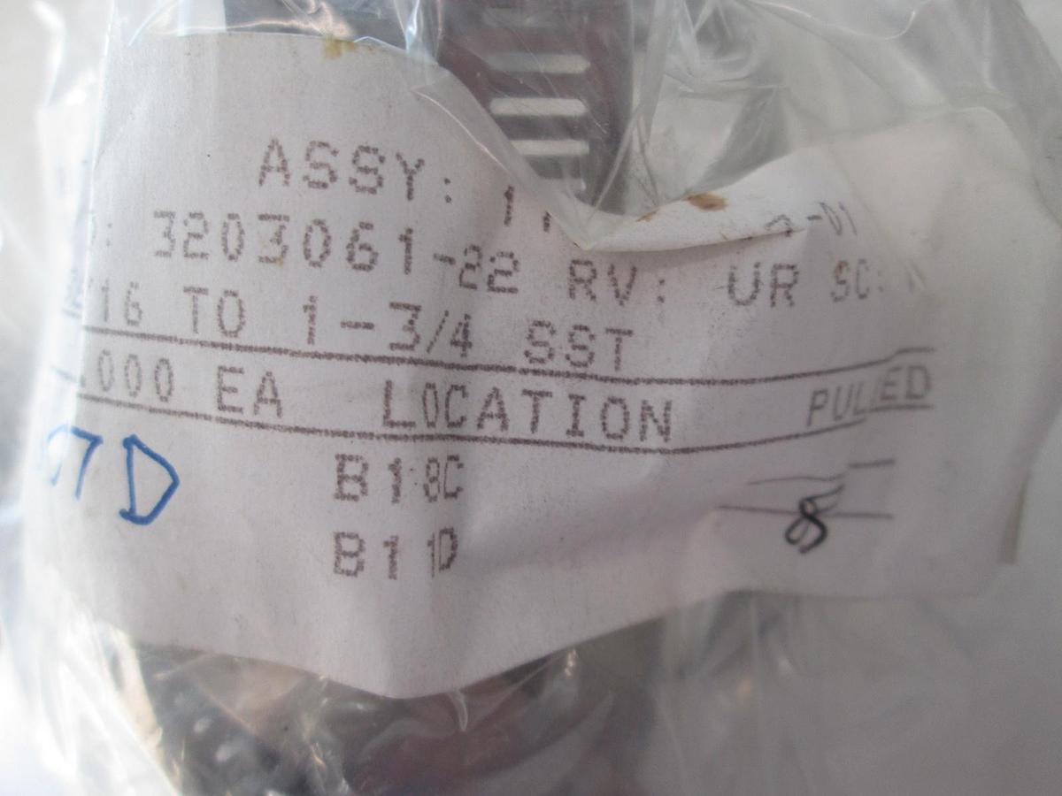 Clamp Hose, 13/16 To 1-3/4 SST, 216-115, New, Lot of 24