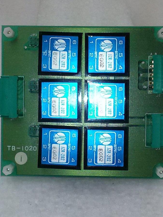 Used TEL Tokyo Electron TB-1020 Relay Board PCB Assembly, Used