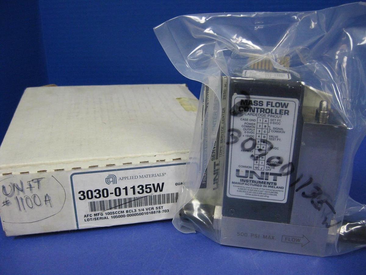 Used Unit UFC-1100A Mass Flow Controller, BCL3, 100 SCCM, Refurbished