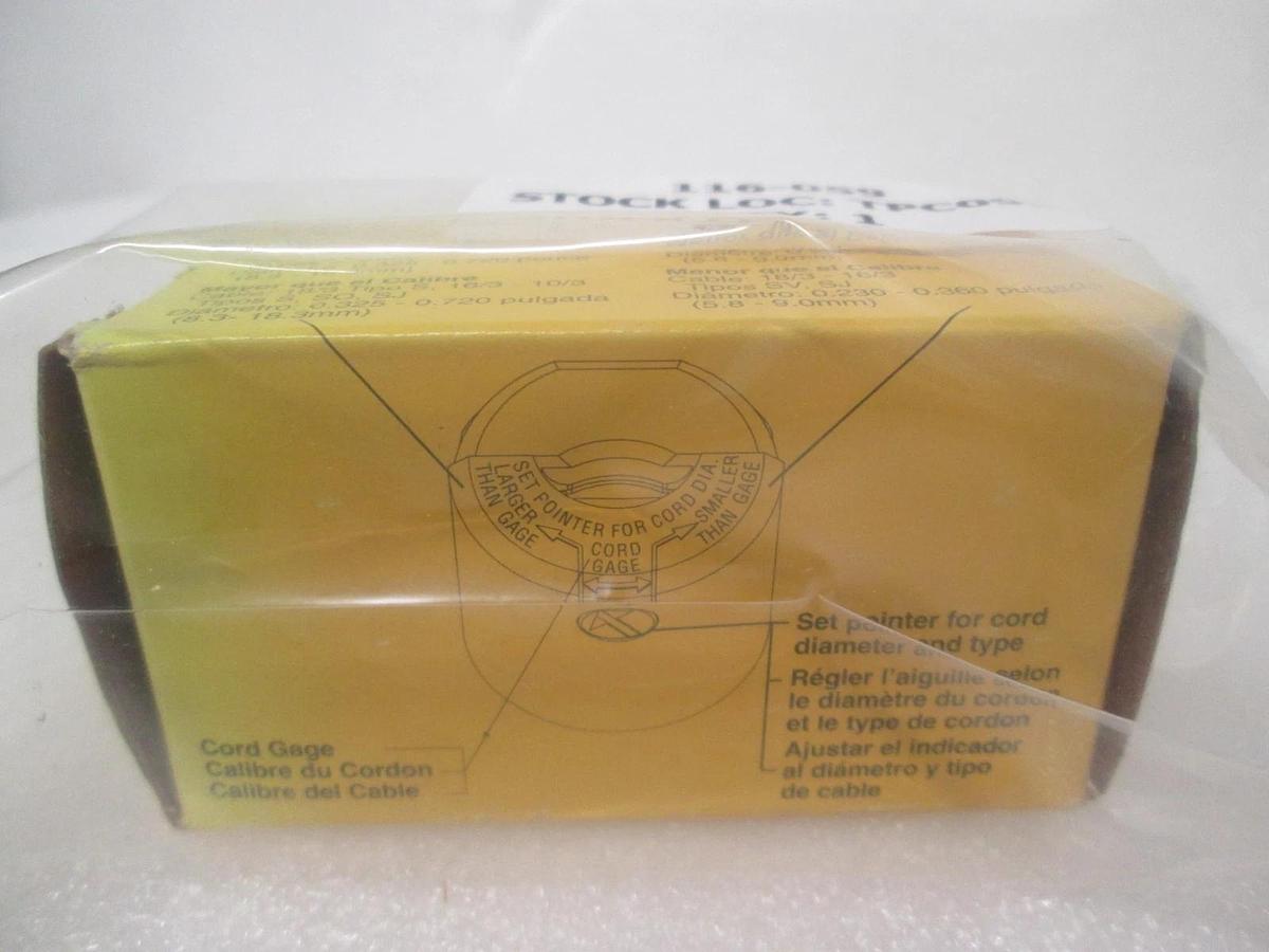 Hubbell, HBL4570C, Twist Lock Plug, 116-059, New