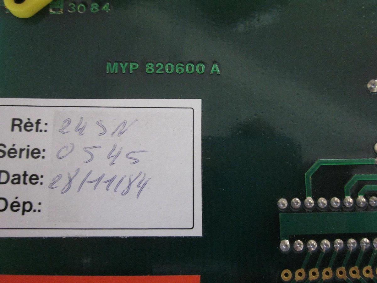 Used Semy Engineering MYP 820600A Board